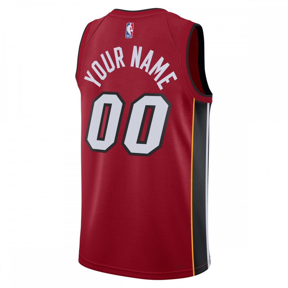 Miami Heat Jordan Brand Unisex 2022/23 Swingman Custom Jersey - Statement Edition - Red-Pro Kit Vault | Brand New 26/27 Sports Jerseys